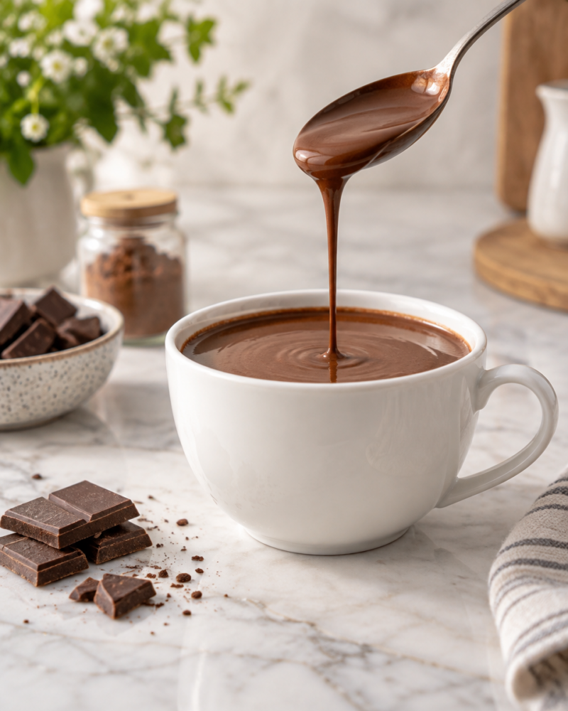 Easy Drinking Chocolate Recipe — European Style