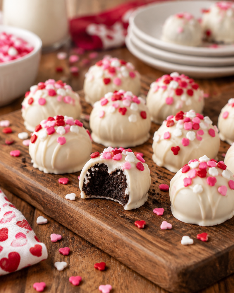 Easy Oreo Balls Recipe — Valentine Truffles