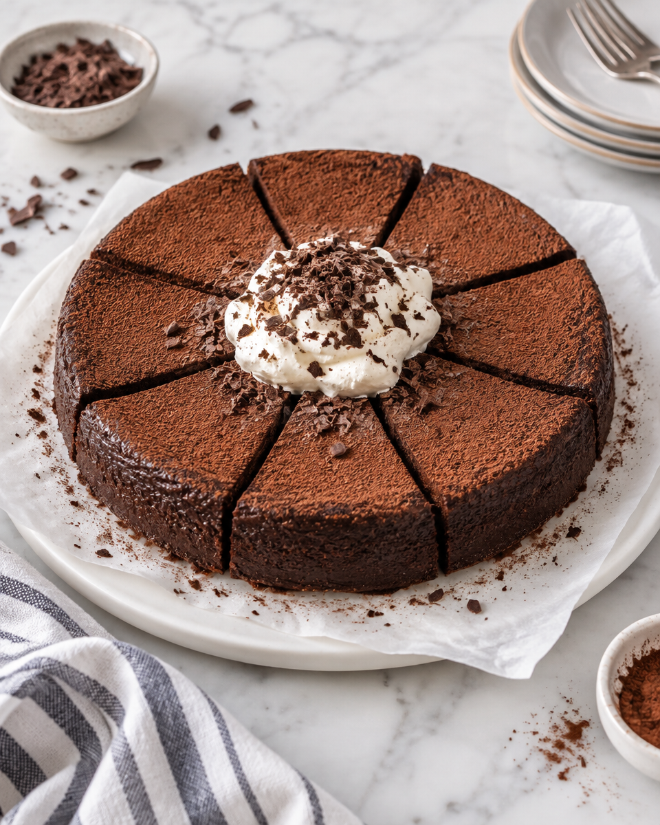 Easy Flourless Chocolate Cake — Gluten Free Torte