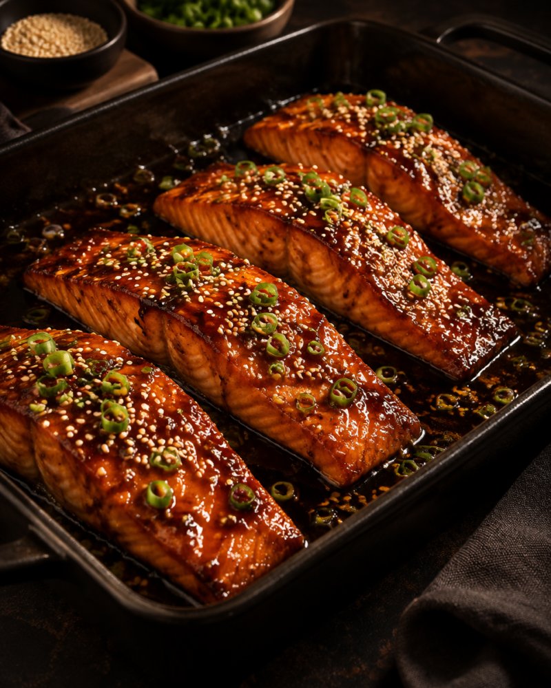 Easy Teriyaki Salmon Bowl Recipe