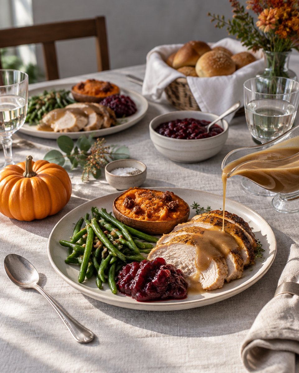Easy Thanksgiving Dinner for Two — Sheet Pan