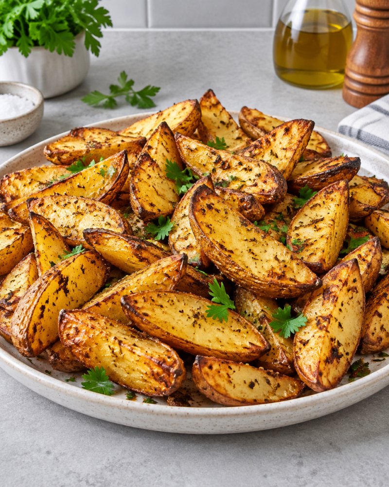 Easy Grilled Potatoes Recipe — Foil and Wedges
