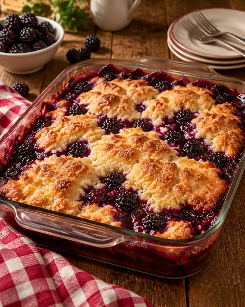 Easy Blackberry Cobbler Recipe
