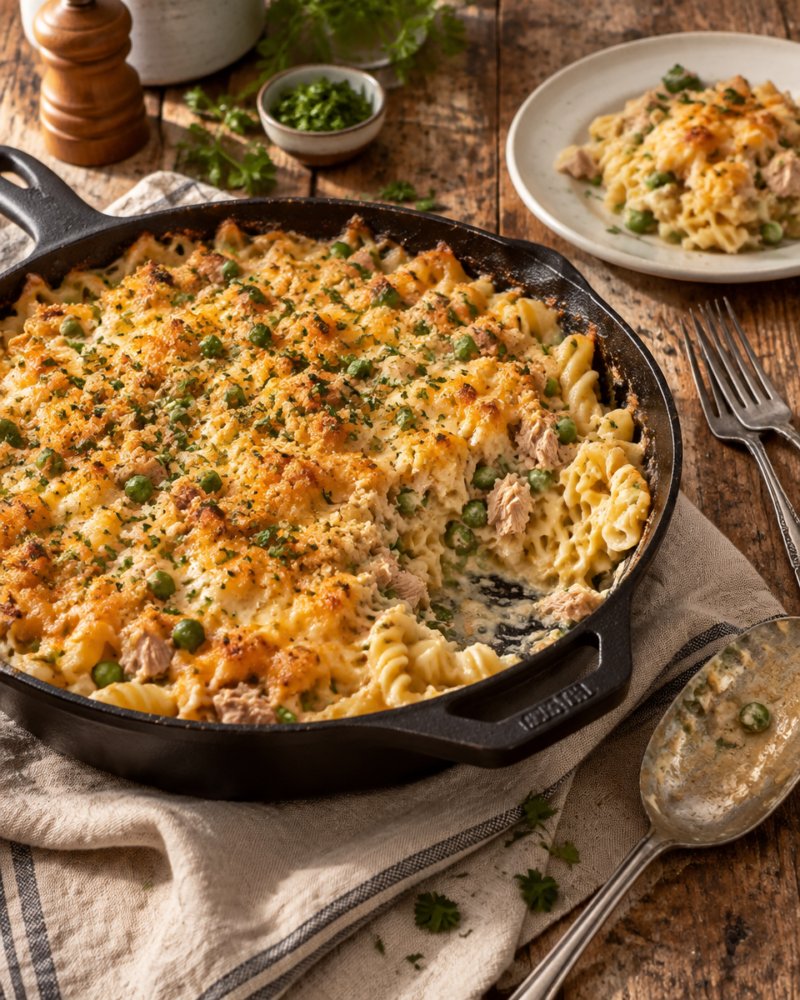 Easy Tuna Casserole Pasta Bake