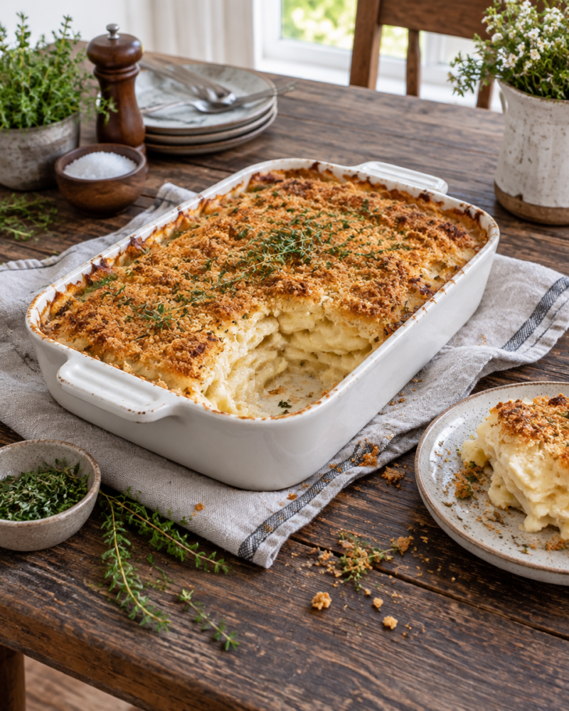 Easy Cheesy Potato Casserole Recipe