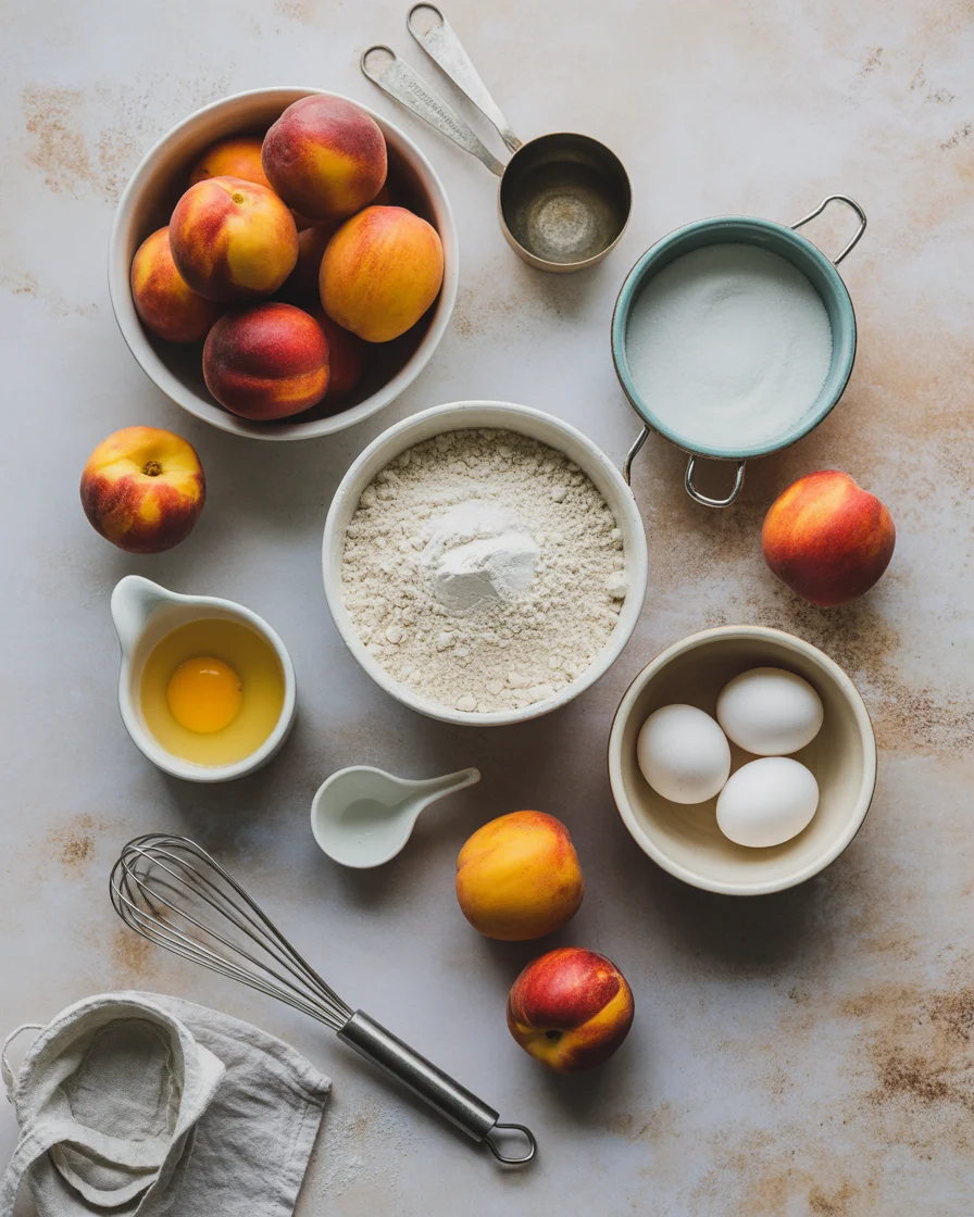 Easy Sour Cream Peach Pound Cake