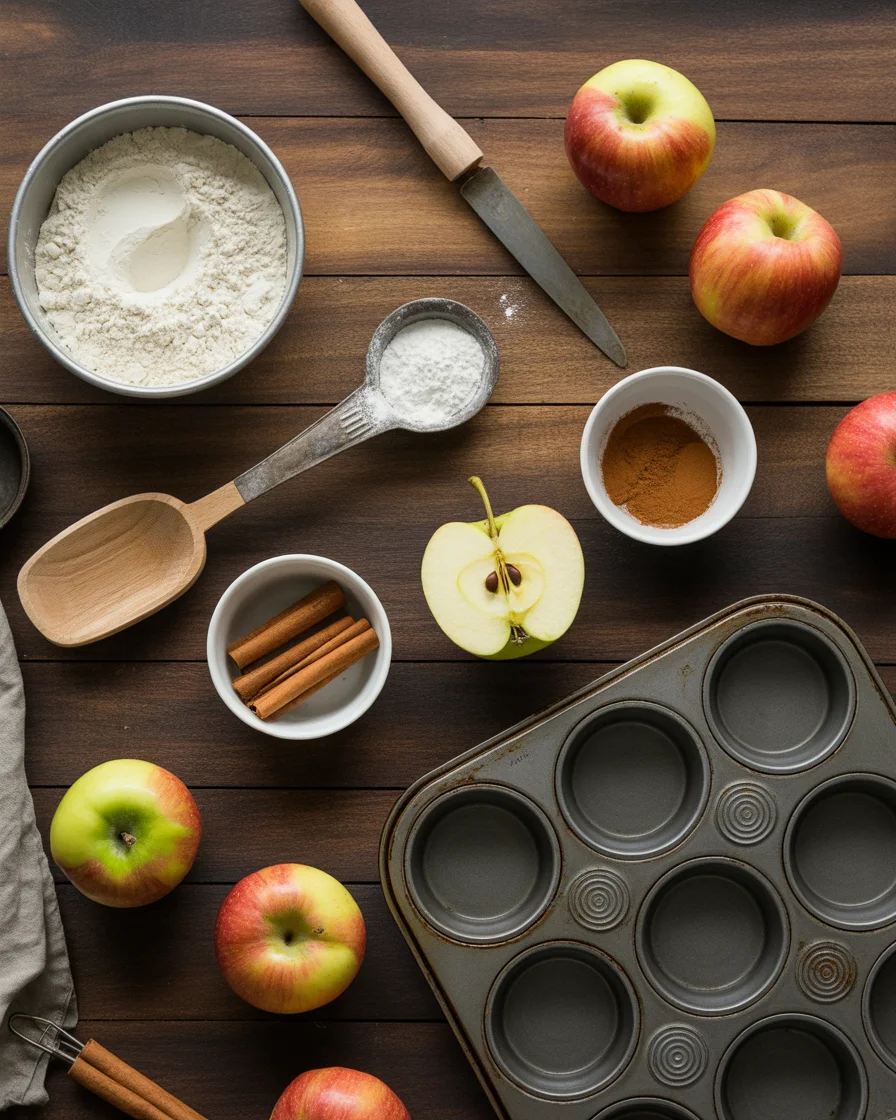 Easy Apple Fritter Muffins