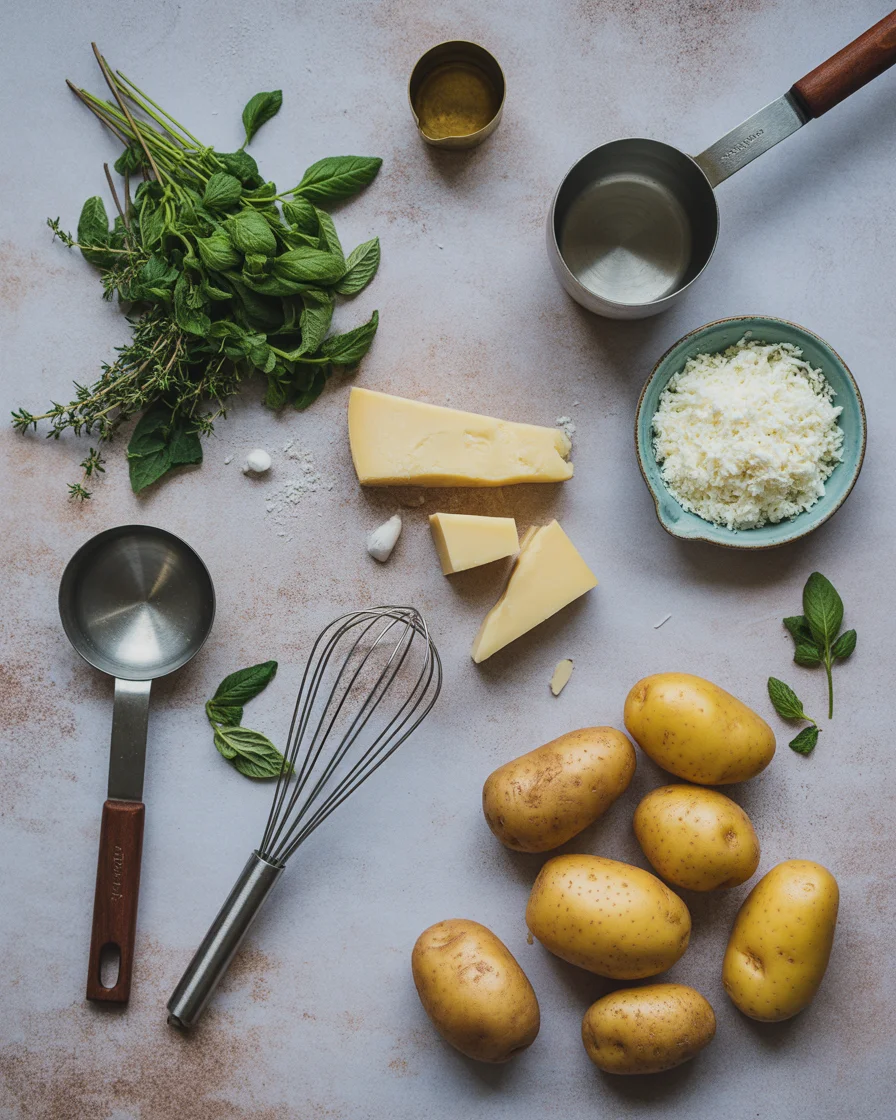 Cheesy Mashed Potato Puffs