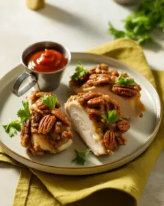 Crispy & Juicy Air Fryer Pecan-Crusted Chicken That’s Oil-Free
