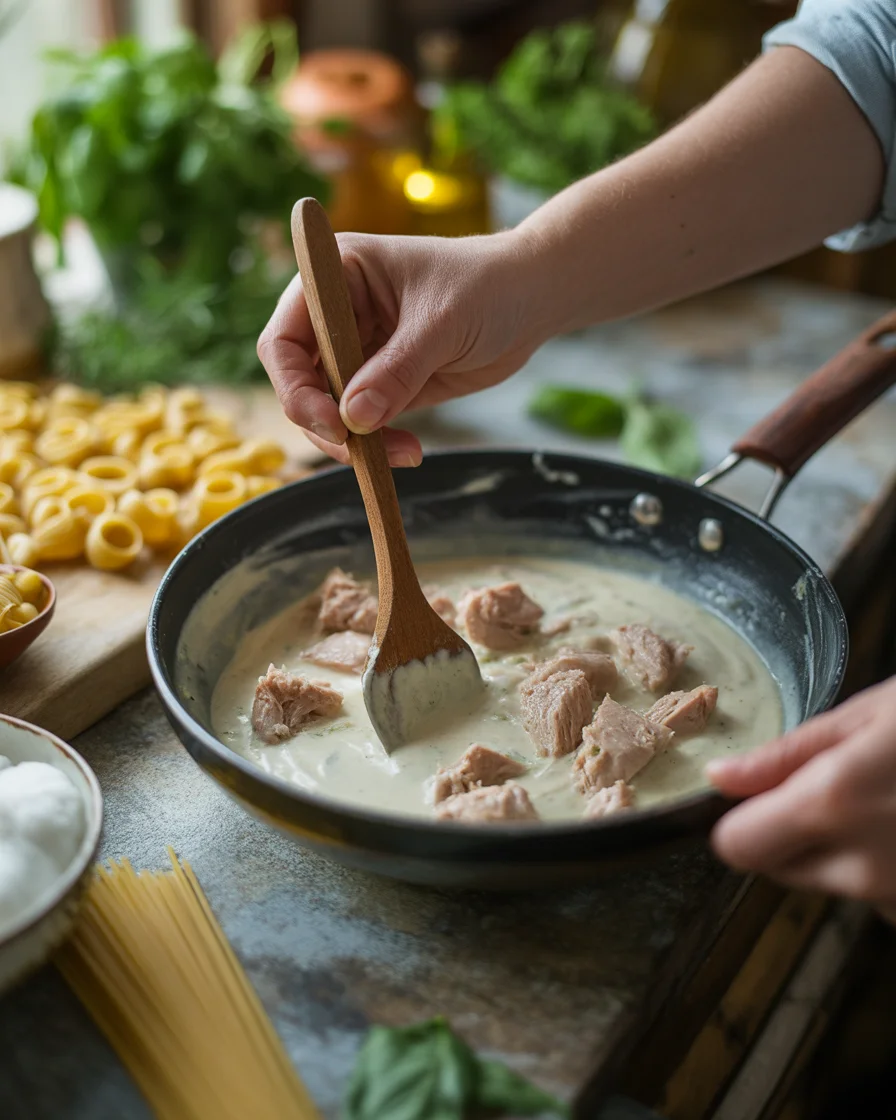 Tuna Casserole Pasta Bake