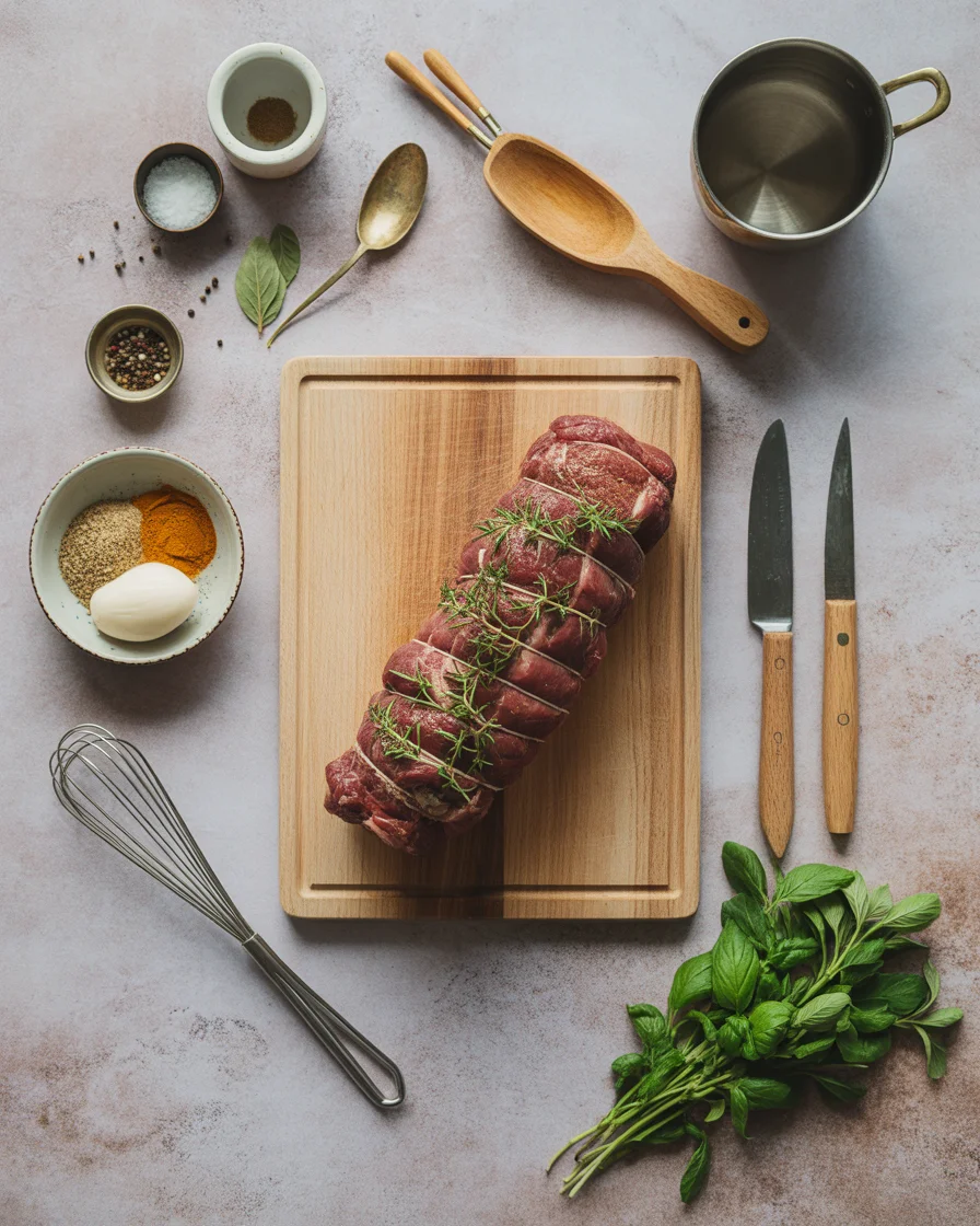 Quick Christmas Stuffed Beef Tenderloin