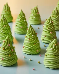 Deliciously Sweet Christmas Tree Meringues Recipe!