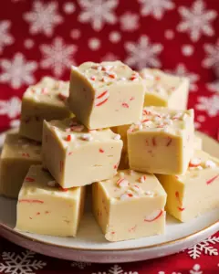 Irresistibly Creamy White Chocolate Peppermint Fudge Recipe