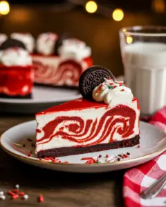 Deliciously Festive Christmas Red Velvet Cheesecake Recipe