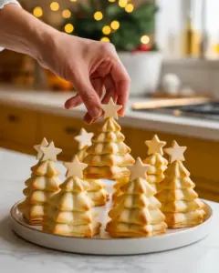 Basil Pesto Cheesy Puff Pastry Christmas Tree Recipe