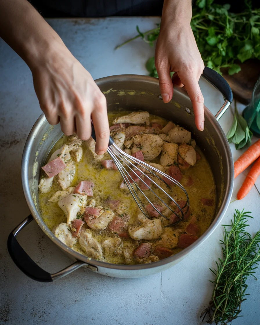 Deliciously Easy Chicken Cordon Bleu Casserole