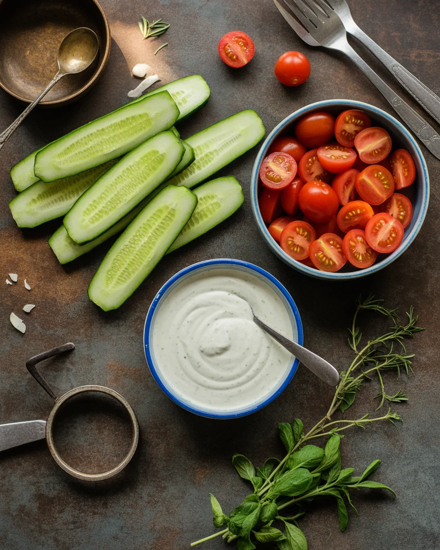 Cucumber Ranch Crack Salad
