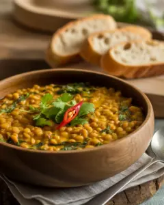 Delicious Thai Coconut Red Lentil Soup