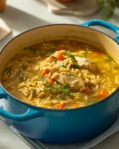 This Delicious Lemon Chicken Orzo Soup Recipe