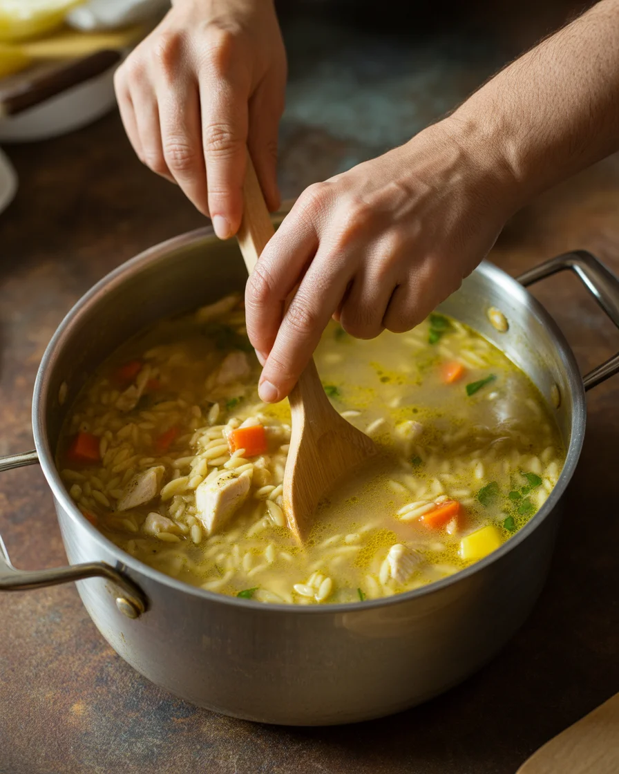 This Delicious Lemon Chicken Orzo Soup Recipe