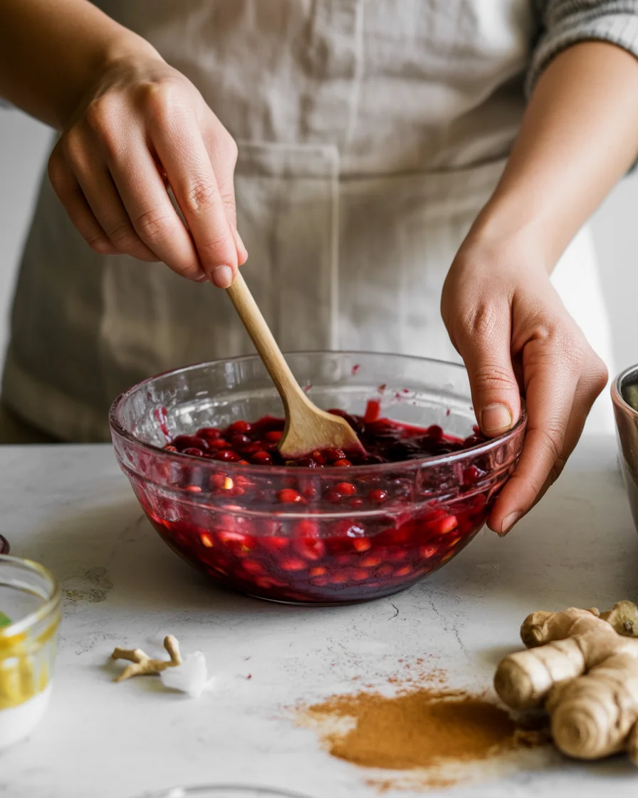 Easy Boozy Bourbon Cranberry Sauce
