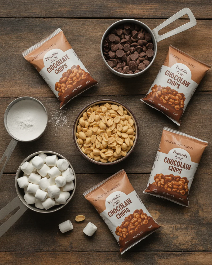 Deliciously Chewy Peanut Marshmallow Clusters