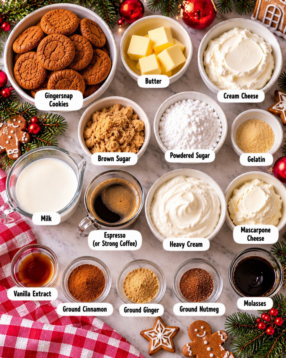Gingerbread Latte Mousse Domes Recipe