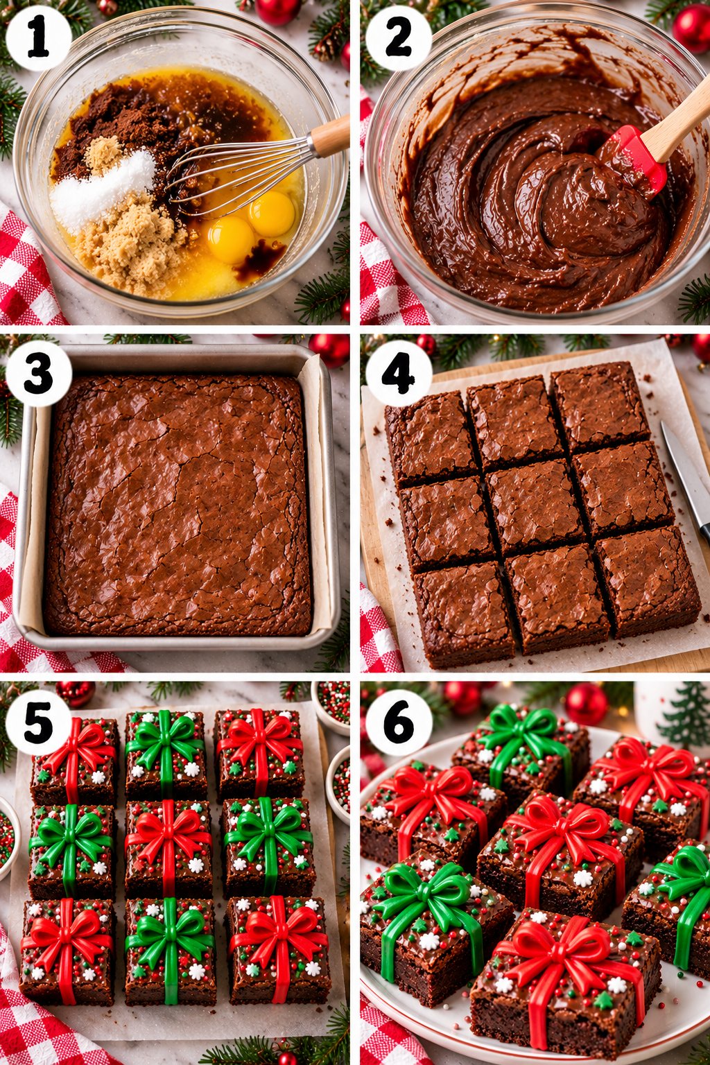 Christmas Present Brownies Recipe