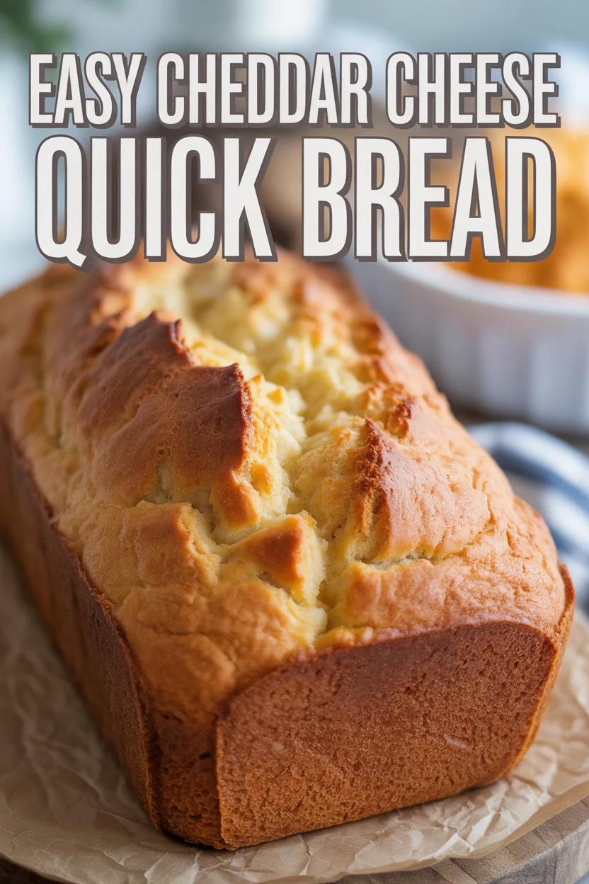 Easy Cheddar Cheese Quick Bread
