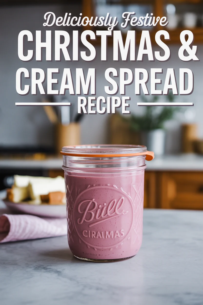Deliciously Festive Christmas & Cream Spread Recipe