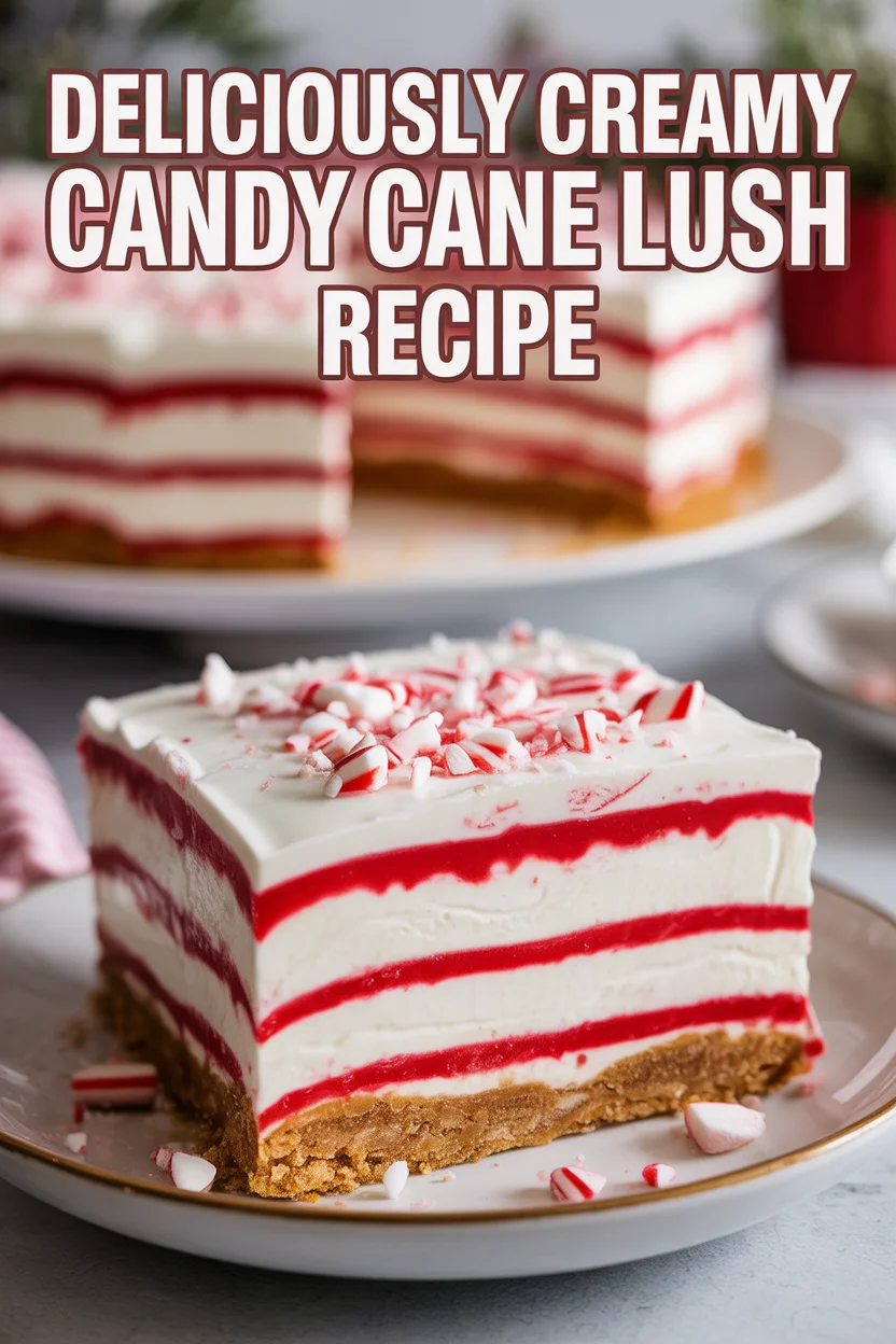 Deliciously Creamy Candy Cane Lush Recipe