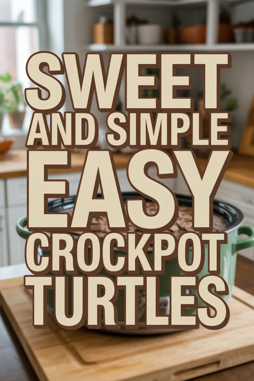 Easy Crockpot Turtles
