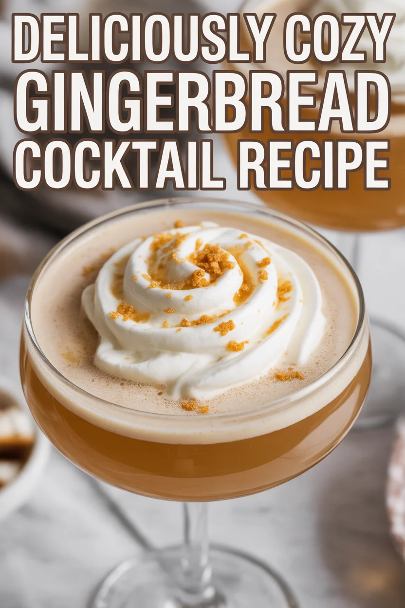 Deliciously Cozy Gingerbread Cocktail Recipe