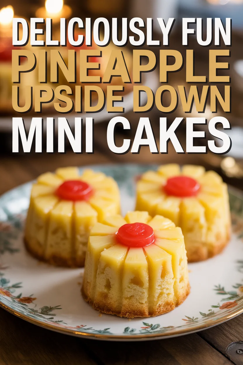 Pineapple Upside Down Mini Cakes