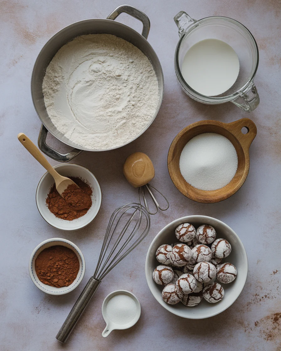 Deliciously Easy Chocolate Crinkle Cookies
