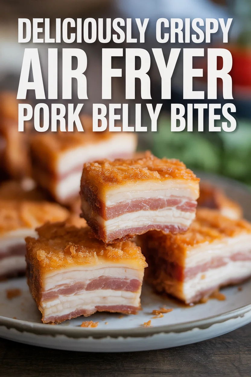 Deliciously Crispy Air Fryer Pork Belly Bites