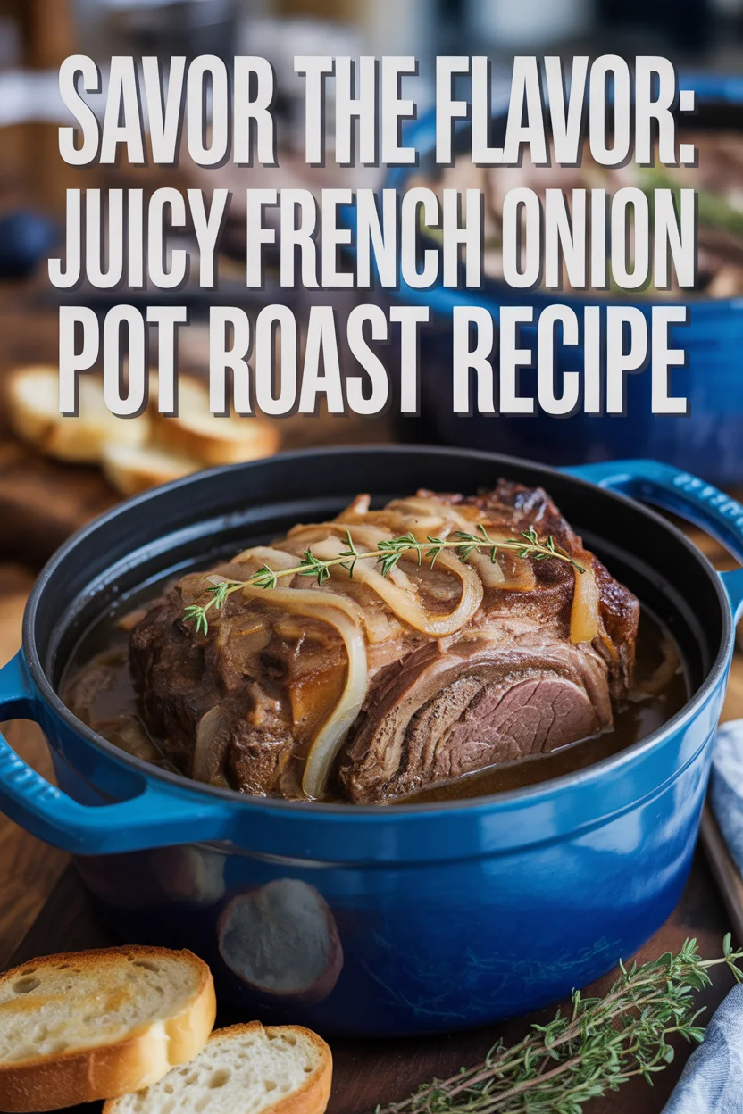 Savor the Flavor: Juicy French Onion Pot Roast Recipe