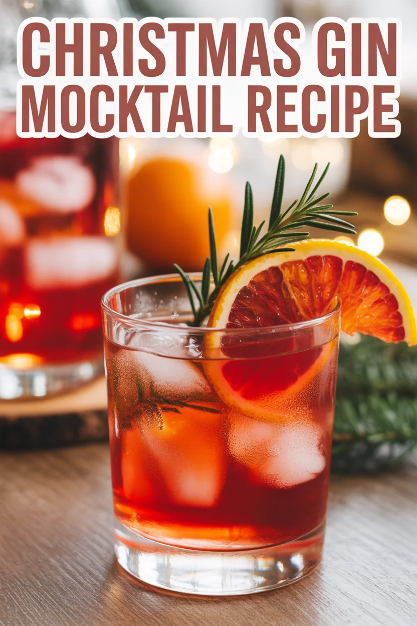Christmas Gin Mocktail Recipe