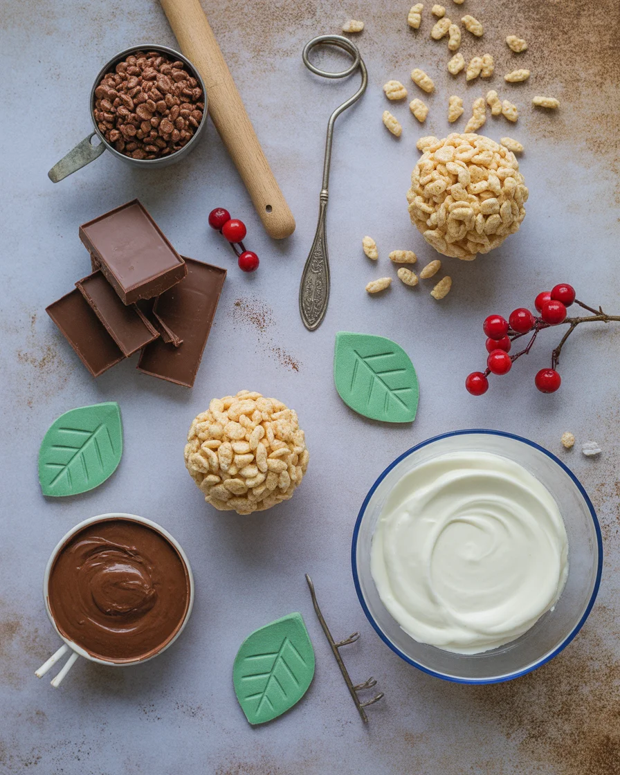 Delicious Rice Krispie Christmas Puddings Recipe
