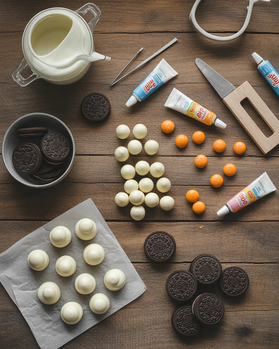 Melted Snowman Oreo Balls Recipe