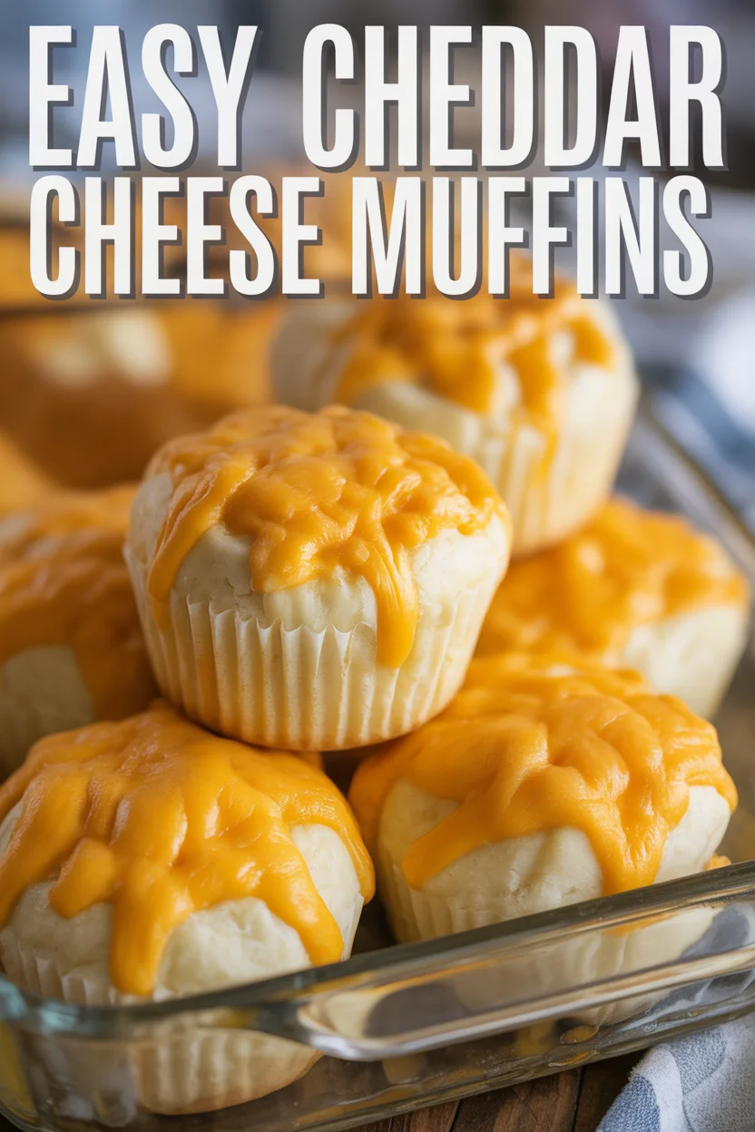 Easy Cheddar Cheese Muffins