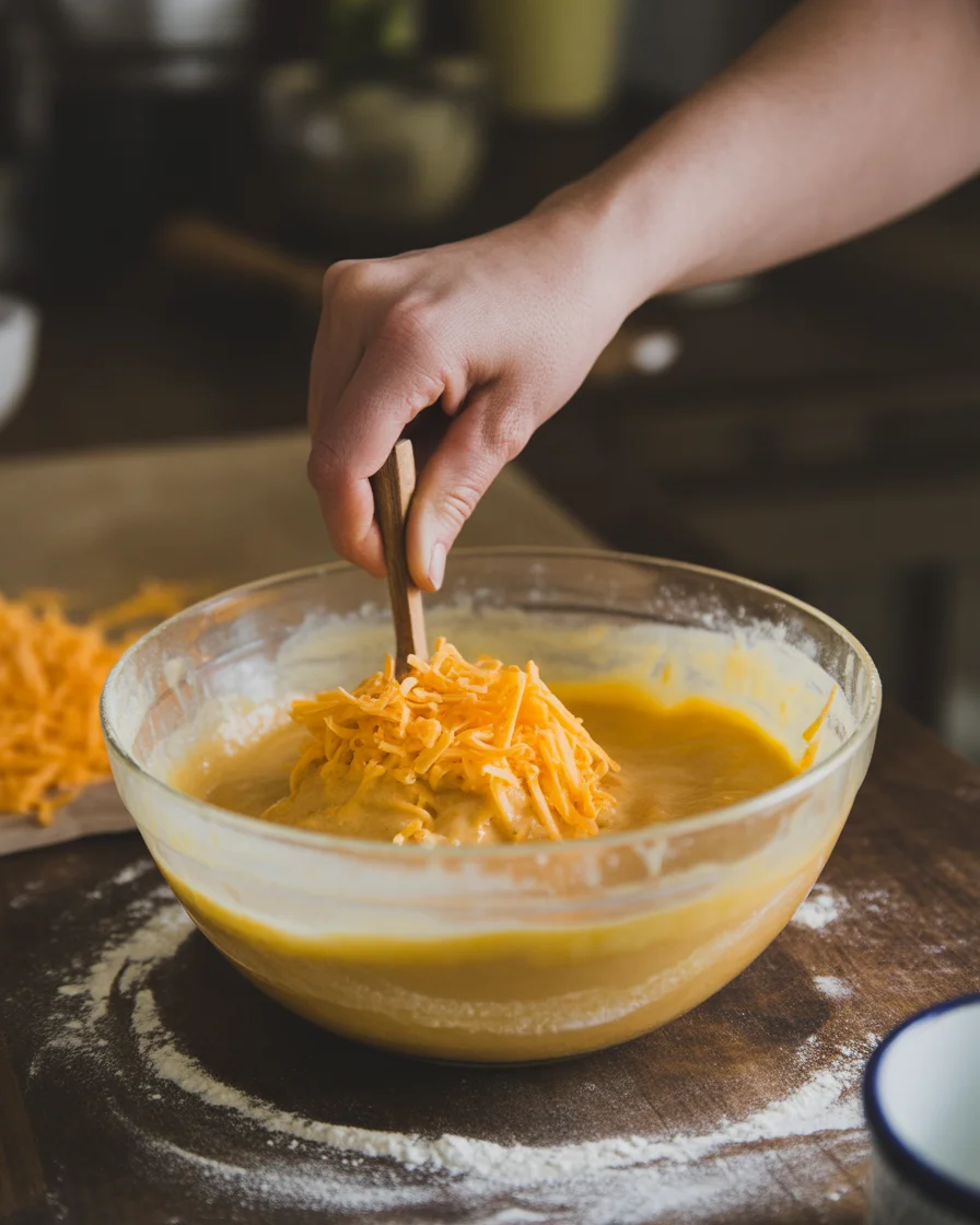 Easy Cheddar Cheese Muffins