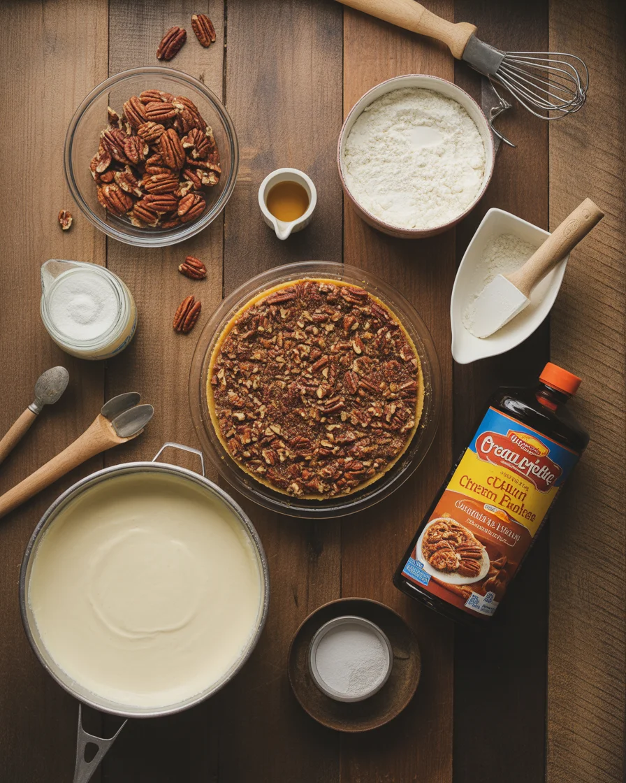 Easy No Bake Pecan Pie Cheesecake