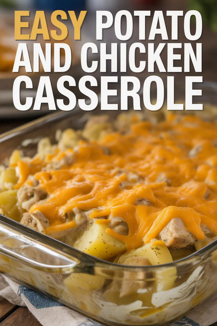 Easy Potato And Chicken Casserole