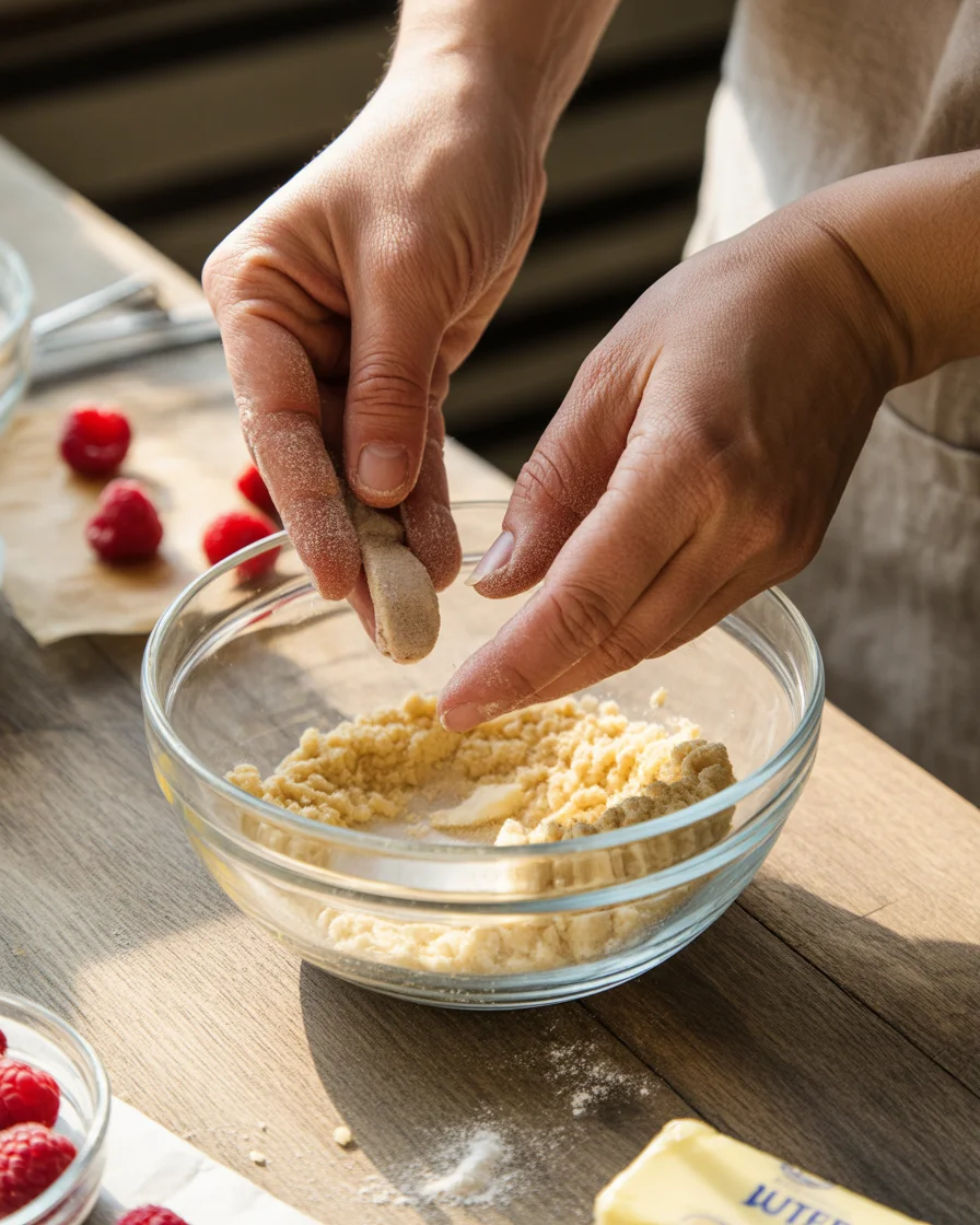 Easy Mini Raspberry Almond Tarts