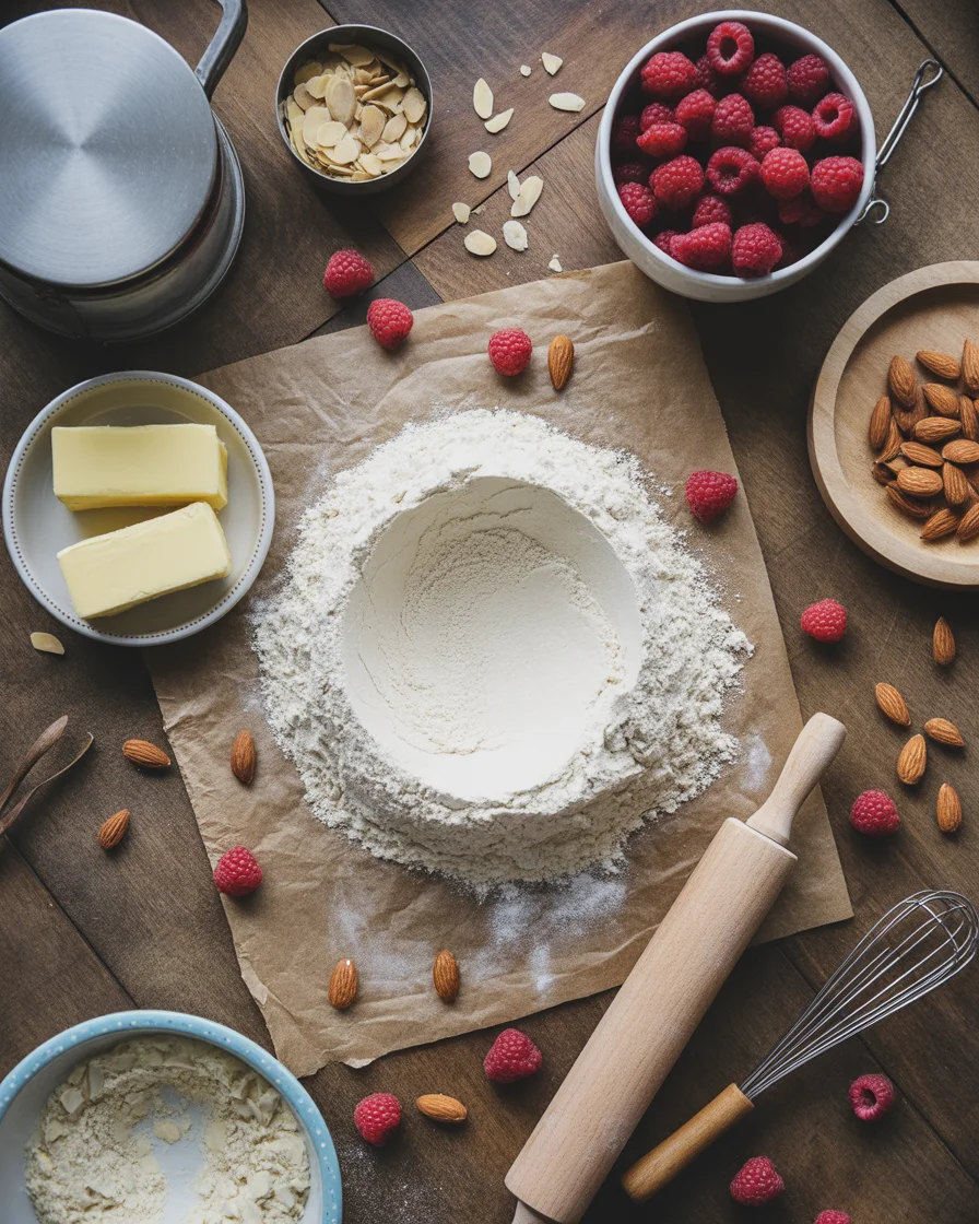 Easy Mini Raspberry Almond Tarts