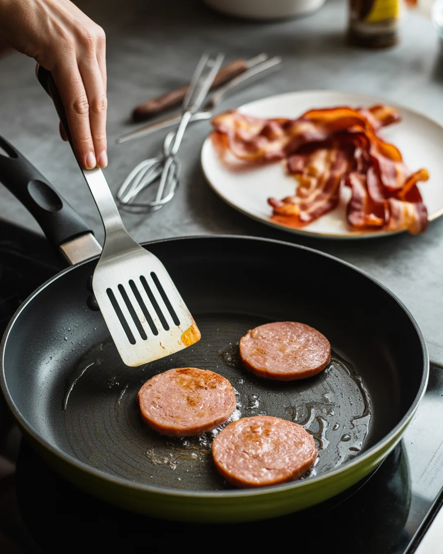 Easy Fried Bologna Sandwiches