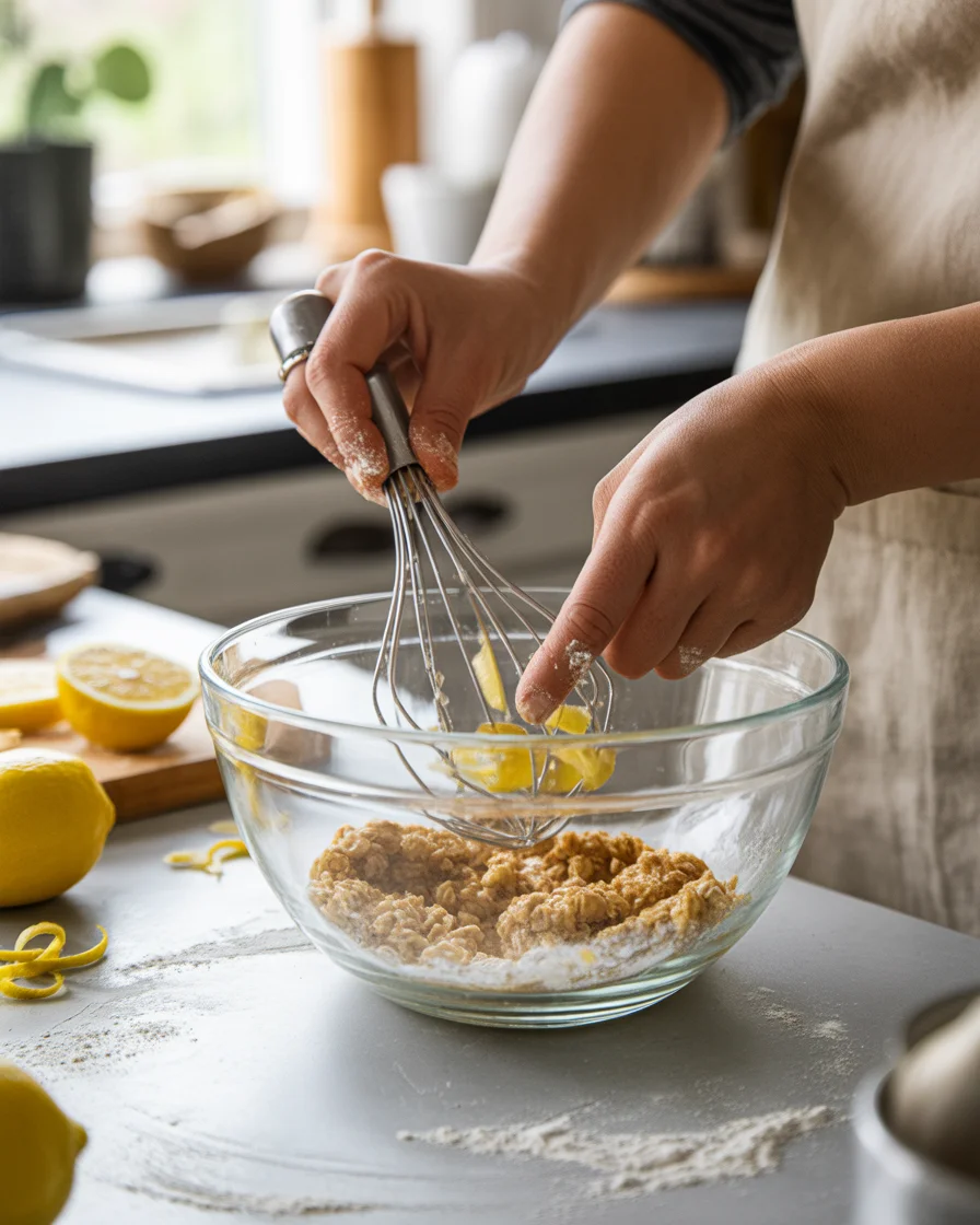 Easy Lemon Oatmeal Cookies