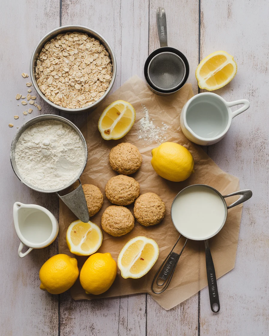 Easy Lemon Oatmeal Cookies