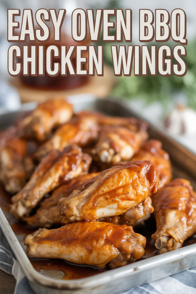 Easy Oven BBQ Chicken Wings